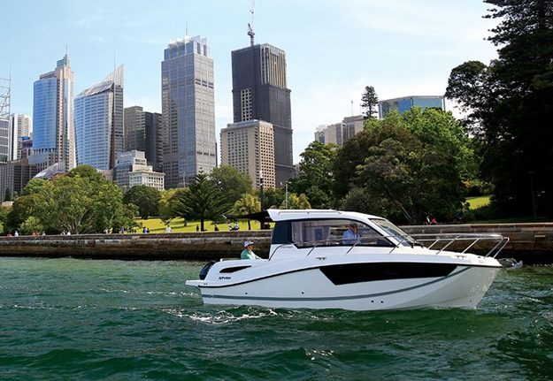 Review of the Arvor 755 Weekender on Sydney Harbour