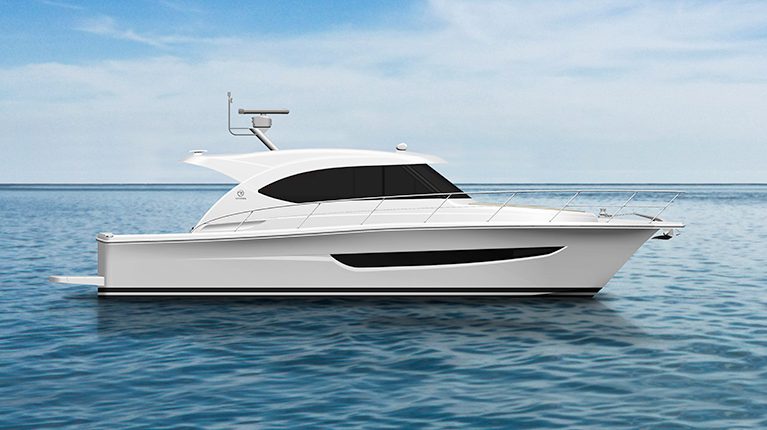 Exciting phase as new Riviera 395 SUV motor yacht comes together