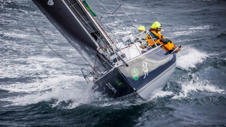 WB6 Azzurro stands out in the Cabbage Trees Island Race