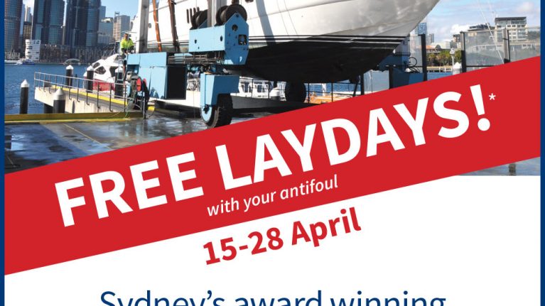 FREE laydays with your antifoul!